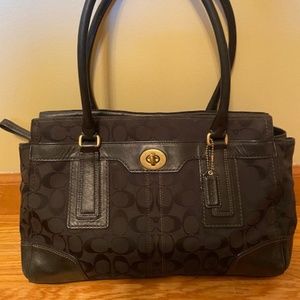 Vintage Large Coach Satchel Bag
